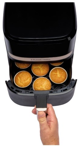 Russell Hobbs SatisFry Heißluftfritteuse Pojedyńczy 4,3 l Autonomiczny 1300 W Frytkownica na gorące powietrze Czarny