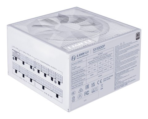 Lian Li SX1000P moduł zasilaczy 1000 W 20+4 pin ATX ATX Biały