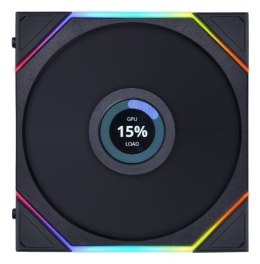 Lian Li Uni Fan TL LCD Obudowa komputera, Procesor Wentylator 14 cm Czarny 1 szt.