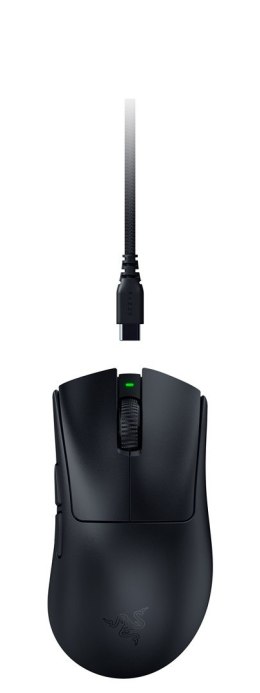 Razer DeathAdder V4 Pro myszka Gaming Po prawej stronie RF Wireless + USB Type-A Optyczny 45000 DPI