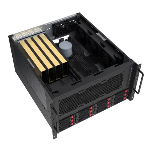 Silverstone RM61-312 Rack Czarny