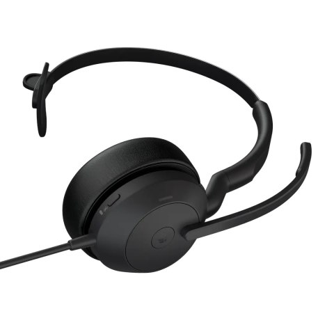 Jabra Evolve2 50 Zestaw słuchawkowy Przewodowa Opaska na głowę Biuro/centrum telefoniczne USB Type-C / USB Type-A Bluetooth Czar