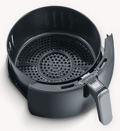 Severin FR 2445 frytkownica Pojedyńczy 5 l Autonomiczny 2000 W Frytkownica na gorące powietrze Czarny, Metaliczny, Srebrny