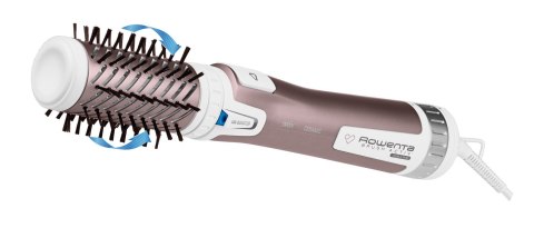 Rowenta Brush Activ Premium Care CF9540 Szczotka z gorącym powietrzem Ciepły Aluminium, Metaliczny, Biały 1000 W 1,8 m