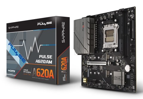 Sapphire PULSE A620AM AMD A620A Gniazdo AM5 micro ATX