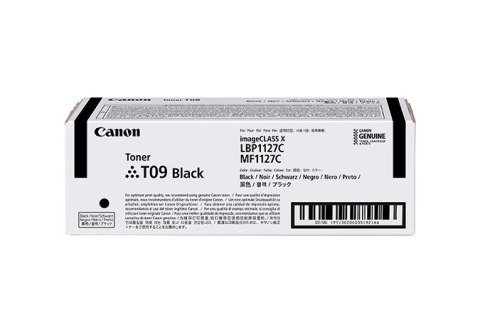 Canon TONER T09 BK kaseta z tonerem 1 szt. Oryginalny Czarny