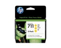HP Zestaw 3 sztuk żółtych wkładów atramentowych 711 DesignJet 29 ml