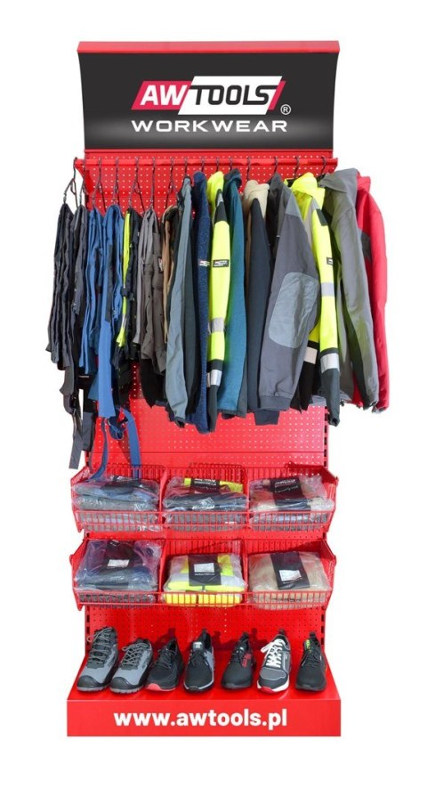 REGAŁ AWTOOLS WORKWEAR WYSTAWOWY
