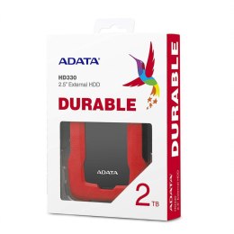 Dysk zewnętrzny HDD A-DATA HD330 (2TB /Czarno-czerwony )