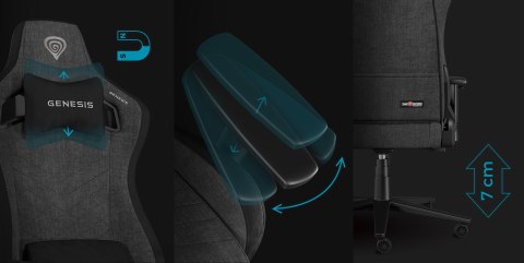 GENESIS NFG-2244 fotel do gry Fotel dla gracza Obite siedzisko