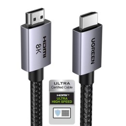 Kabel HDMI Ugreen HD171 25911 HDMI - HDMI 2.1, 8K 60Hz, 3D, HDR, 48Gbps 3m