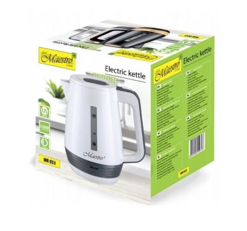 Czajnik elektryczny 1,7l 2200W MAESTRO MR-033-WHITE