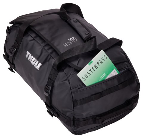 Thule Chasm TDSD302 Black sportowa torba 40 l Poliester Czarny