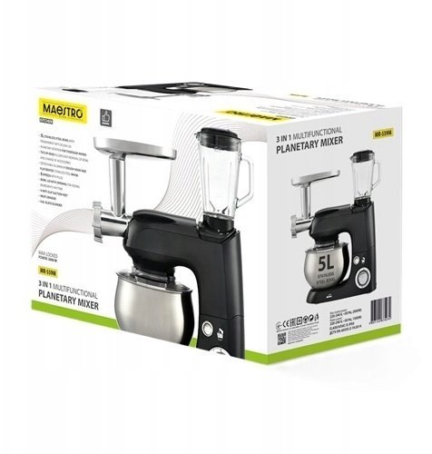 Mikser planetarny 3w1 2000W MR-559-M MAESTRO