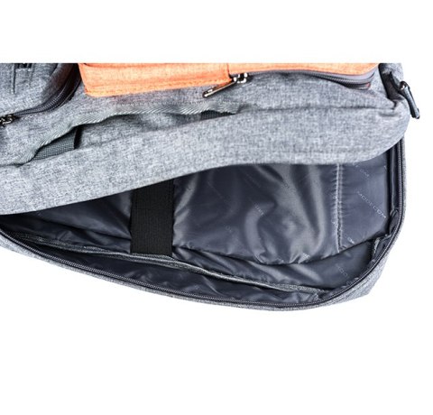 Plecak MODECOM Reno TOR-MC-RENO-ORG (maks.15.6"/Szaro-pomarańczowy)