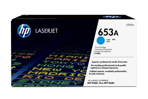 Wkład HP nr 653A HP653A HP 653A błękitny (CF321A)