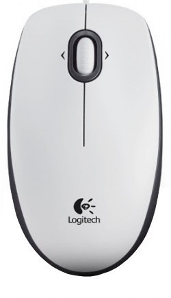Mysz Przewodowa LOGITECH B100 OEM Biały