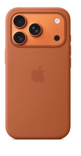 Etui silikonowe z MagSafe do iPhonea 17 Pro - terakota