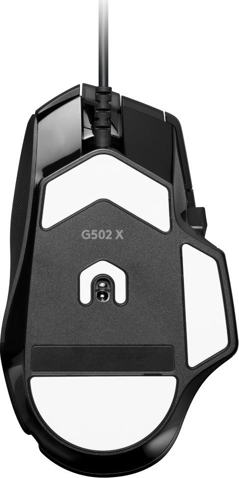 Logitech G G502 X + G240 myszka Gaming Po prawej stronie USB Typu-A Optyczny 25600 DPI