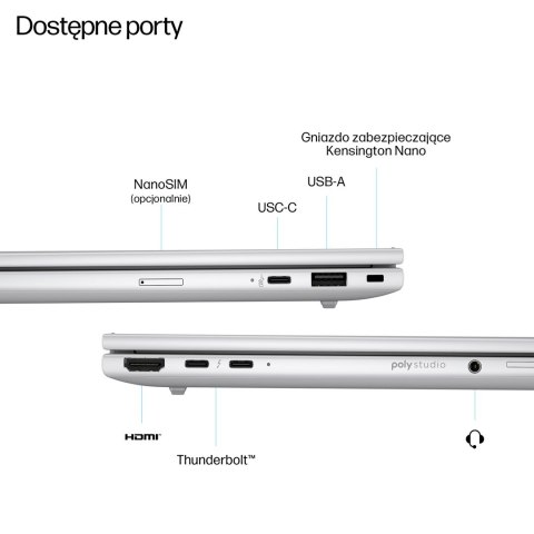HP EliteBook 8 G1i Ultra 5 225U 16"WUXGA 400nits LBL AG 16GB DDR5 5600 SSD512 Intel Arc Cam 5M+IR+ISP 62Wh W11Pro Aluminium Glac