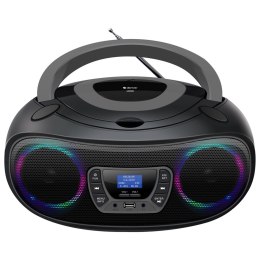 Radio CD Denver TDB-212GR, DAB+, DAB, FM, AUX, USB, Bluetooth, CD, Black, Grey