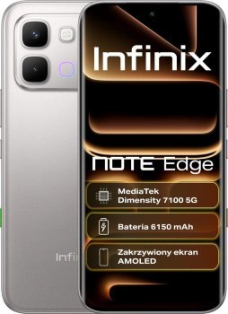 Telefon Infinix Note Edge 8/256GB Lunar Titanium