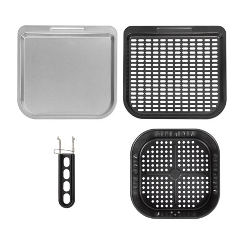 GREENBLUE FRYTKOWNICA BEZTŁUSZCZOWA AIR FRYER, MOCNA 1800W, POJEMNOŚĆ 10L, 8 PROGRAMÓW, AKCESORIA, TIMER GB950