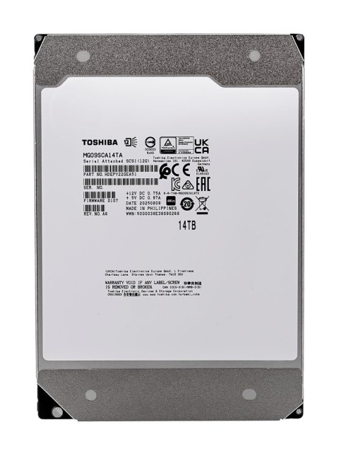 HDD Toshiba MG09 14TB 3,5" SAS MG09SCA14TA
