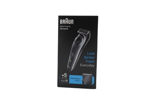Braun BeardTrimmer 5 80708197 trymer do brody Bateria 40 2 cm Czarny