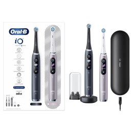 Oral-B iO 80363731 szczoteczka elektryczna Dorosły Obrotowo-pulsacyjna szczoteczka do zębów Czarny, Srebrny