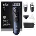 Braun BeardTrimmer 7 BT7520 Bateria 40 2 cm Mokry & Suchy Czarny, Niebieski