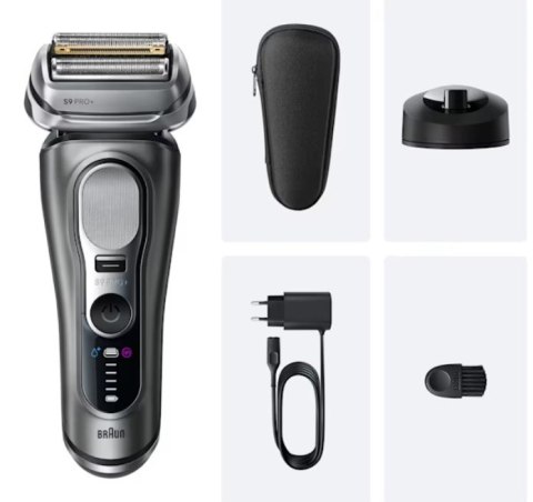 Braun Series 9 Pro+ 9615S Golarka foliowa Przycinarka Czarny, Szary