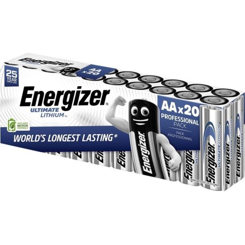 Baterie AA Energizer Ultimate Lithium L91 Mignon 20szt.