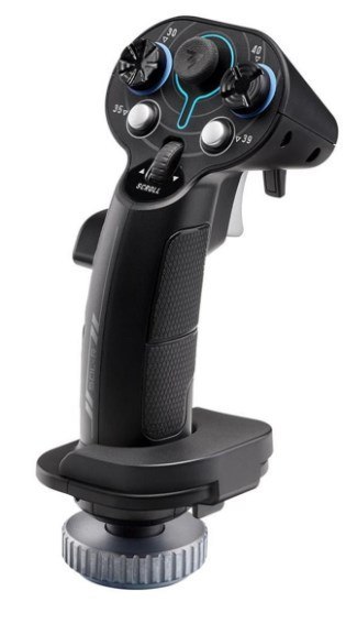 Thrustmaster Sol-R 3 AVA Add-On Grip Czarny USB Drążek sterowniczy Analogowa/Cyfrowa PC