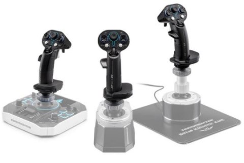 Thrustmaster Sol-R 3 AVA Add-On Grip Czarny USB Drążek sterowniczy Analogowa/Cyfrowa PC