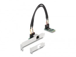 DeLOCK Konwerter M.2 z kluczem B+M 1 x RJ45 2,5 Gigabit LAN
