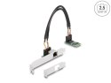DeLOCK Konwerter M.2 z kluczem B+M 1 x RJ45 2,5 Gigabit LAN