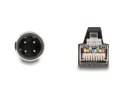 DeLOCK Kabel M12 D-coded 4 pin, męski na RJ45 męski PUR (TPU), 5 m