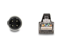 DeLOCK Kabel M12 D-coded 4 pin, męski na RJ45 męski PUR (TPU), 5 m