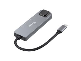 Equip 133496 stacja dokująca Przewodowa USB 3.2 Gen 1 (3.1 Gen 1) Type-C Szary