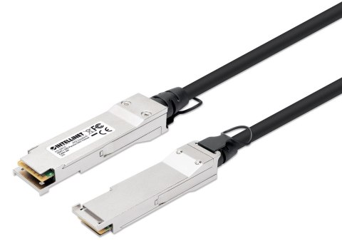 Intellinet 508513 kabel InfiniBand / światłowodowy 2 m QSFP+ Czarny, Srebrny