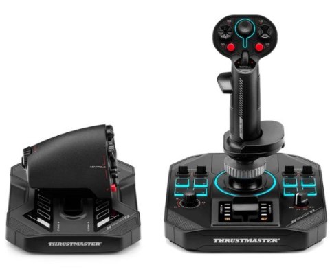 Thrustmaster Sol-R 4 HOTAS Czarny USB Joystick + dźwignia sterowania silnikiem Analogowa/Cyfrowa PC