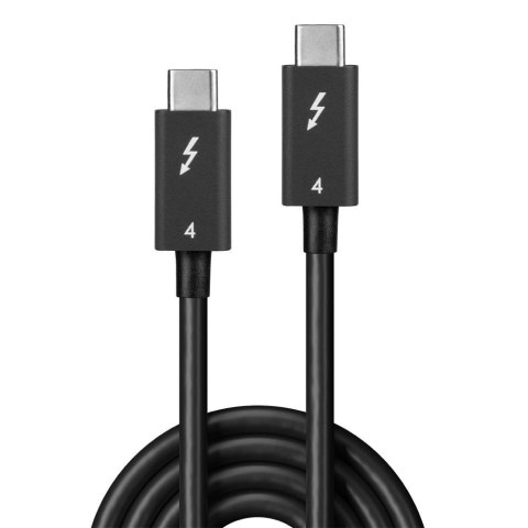 Lindy 31120 kabel Thunderbolt 1 m 40 Gbit/s Czarny
