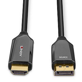 Lindy 40932 adapter kablowy 3 m DisplayPort HDMI Czarny