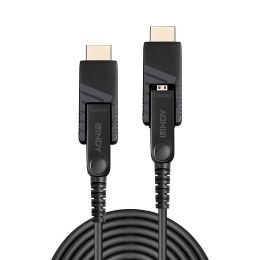Lindy 38321 kabel HDMI 20 m HDMI Typu D (Micro) Czarny