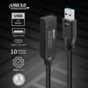 Lindy 43376 kabel USB USB 3.2 Gen 1 (3.1 Gen 1) 10 m USB A USB C Czarny