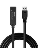 Lindy 43376 kabel USB USB 3.2 Gen 1 (3.1 Gen 1) 10 m USB A USB C Czarny
