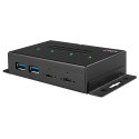 Lindy 43094 huby i koncentratory USB 3.2 Gen 2 (3.1 Gen 2) Type-C 10000 Mbit/s Czarny