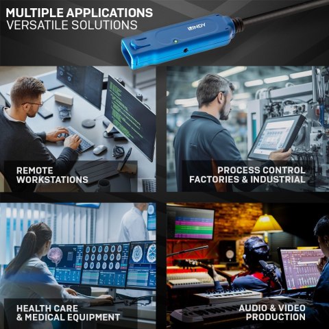 Lindy 43380 kabel USB USB 3.2 Gen 1 (3.1 Gen 1) 5 m USB C USB A Czarny