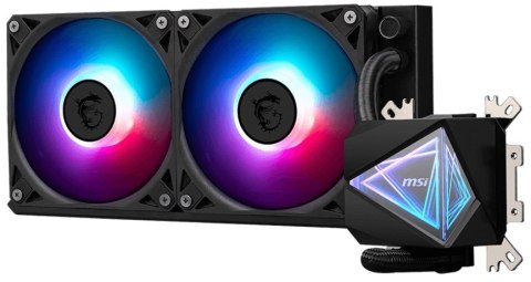 MSI MAG Coreliquid I240 Obudowa komputera Chłodnica cieczy all-in-one 12 cm Czarny 1 szt.